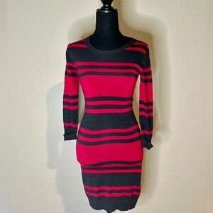 French Connection striped sweater dress